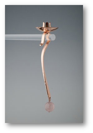 candleholder-copper-rosequartz candleholder-copper-rosequartz